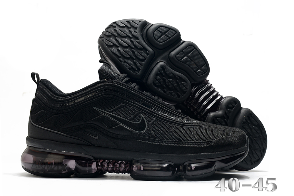Nike Air Max TN 97 All Black Shoes - Click Image to Close
